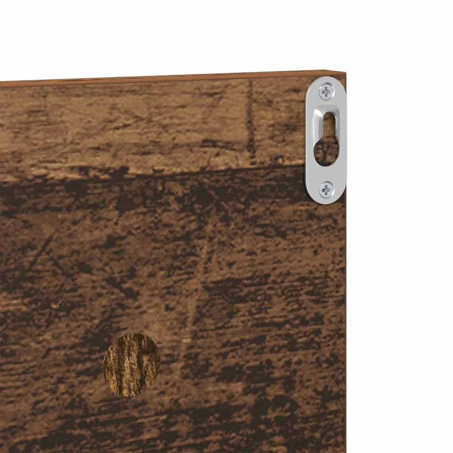 Étagères Murales 4 pcs Bois Ancien 80 x 11,5 x 18 cm - 9