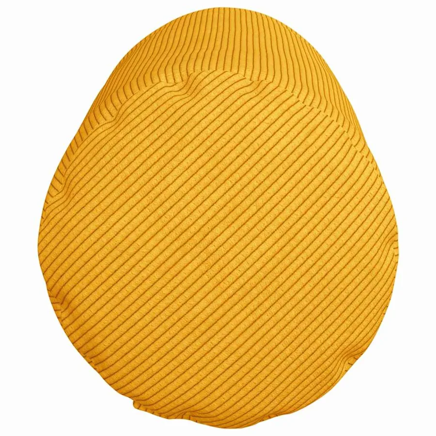 Coussins d'accent 2 pcs Jaune clair Ø 25 x 70 cm - 7