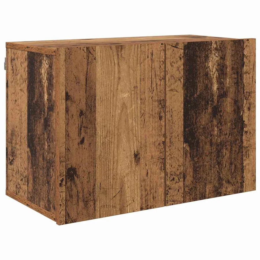 Unites TV Montage mural 6 pcs Bois ancien Bois d'ingénierie - 7