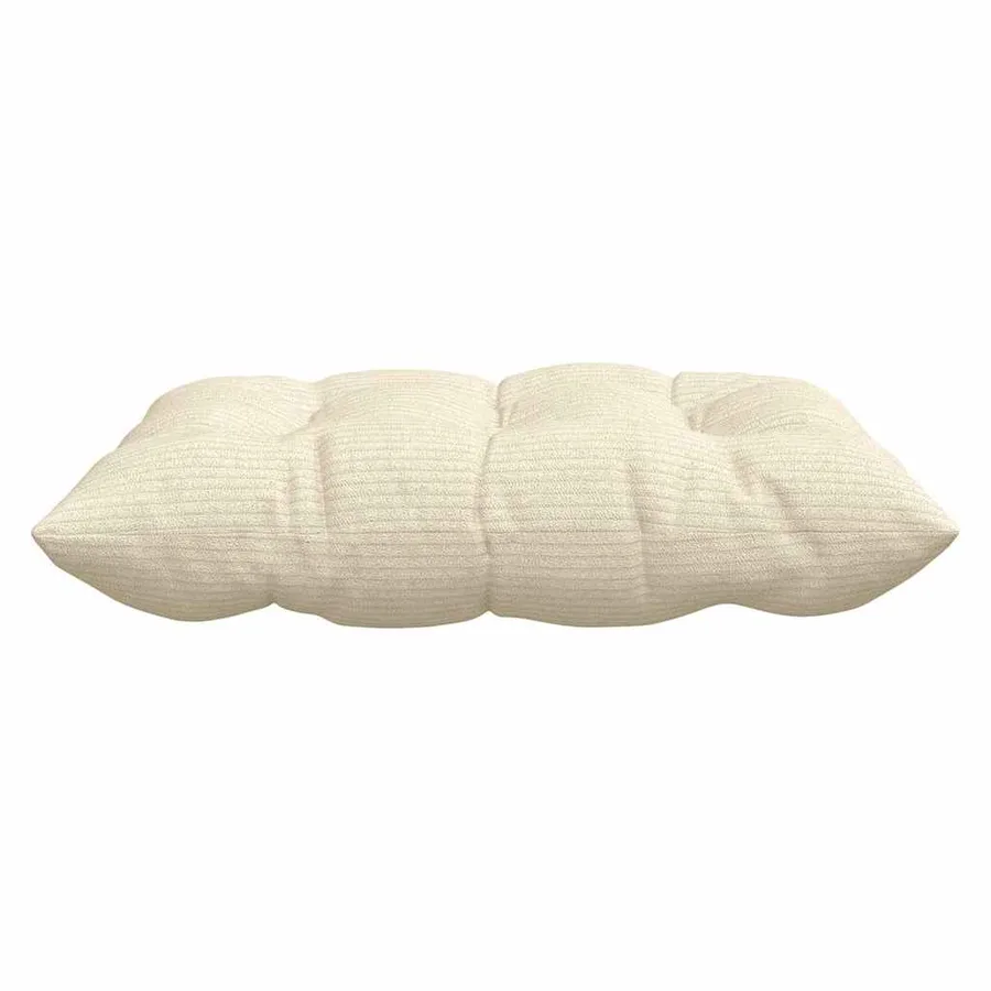 Coussins de siège 4 pcs Crème 40 x 40 x 6 cm - 6