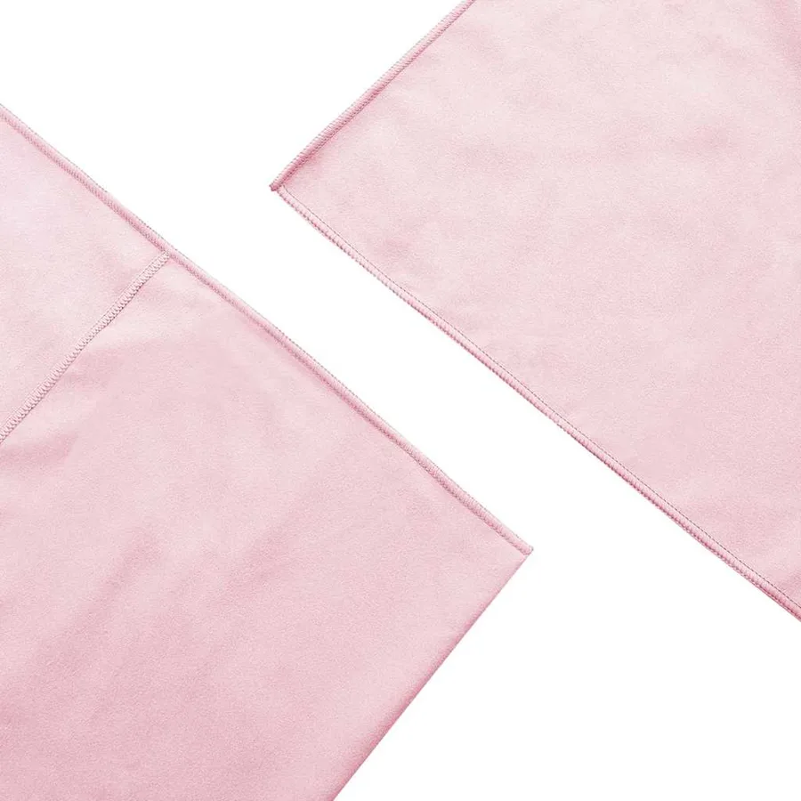 Serviettes de chaise d'extérieur 2 pcs Rose 130 x 60 cm - 6