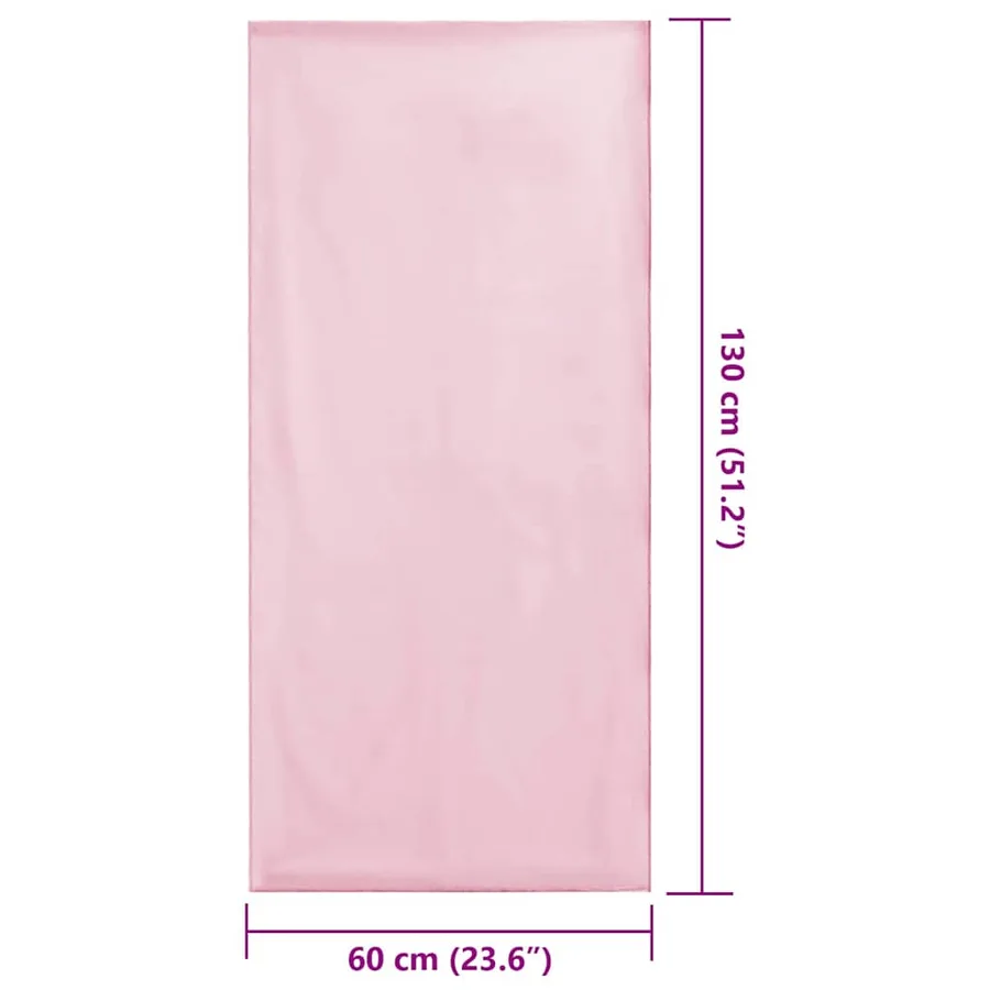 Serviettes de chaise d'extérieur 2 pcs Rose 130 x 60 cm - 9