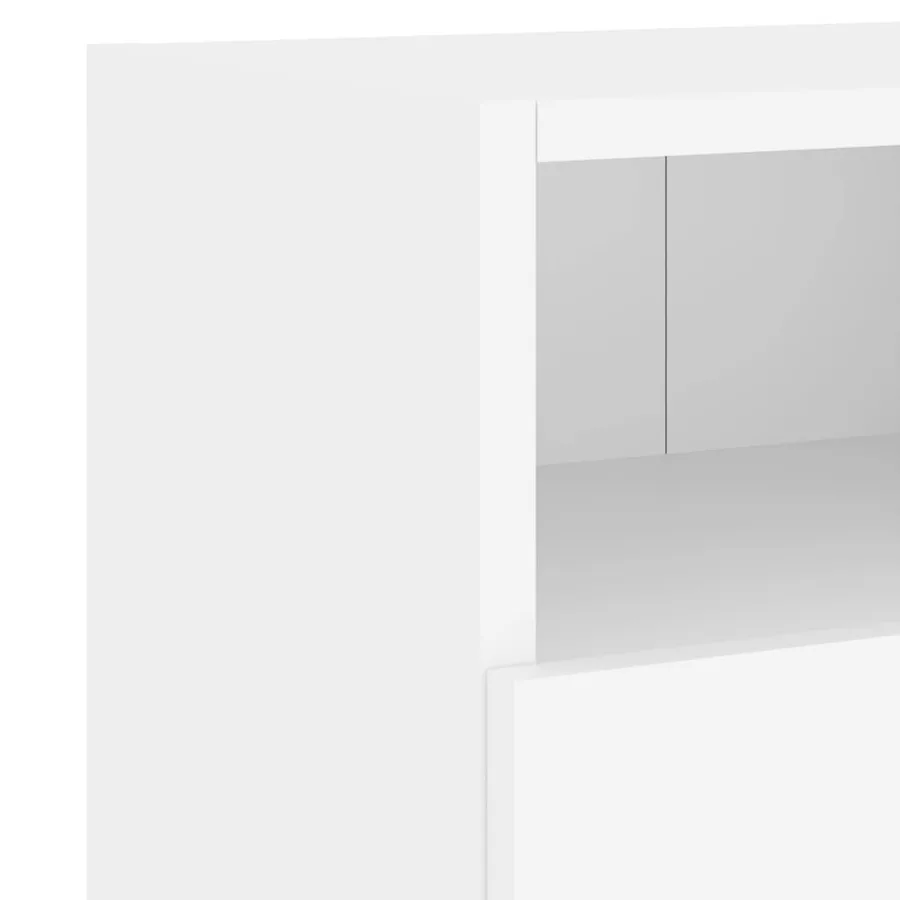 Meubles TV muraux 2 pcs blanc 60x30x30 cm bois d'ingénierie - 11