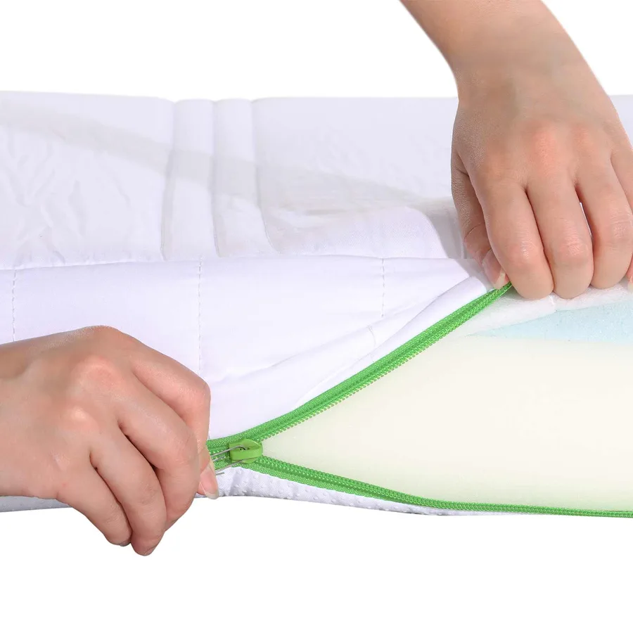 Matelas en mousse extensible 80 x 200 cm Blanc - 12