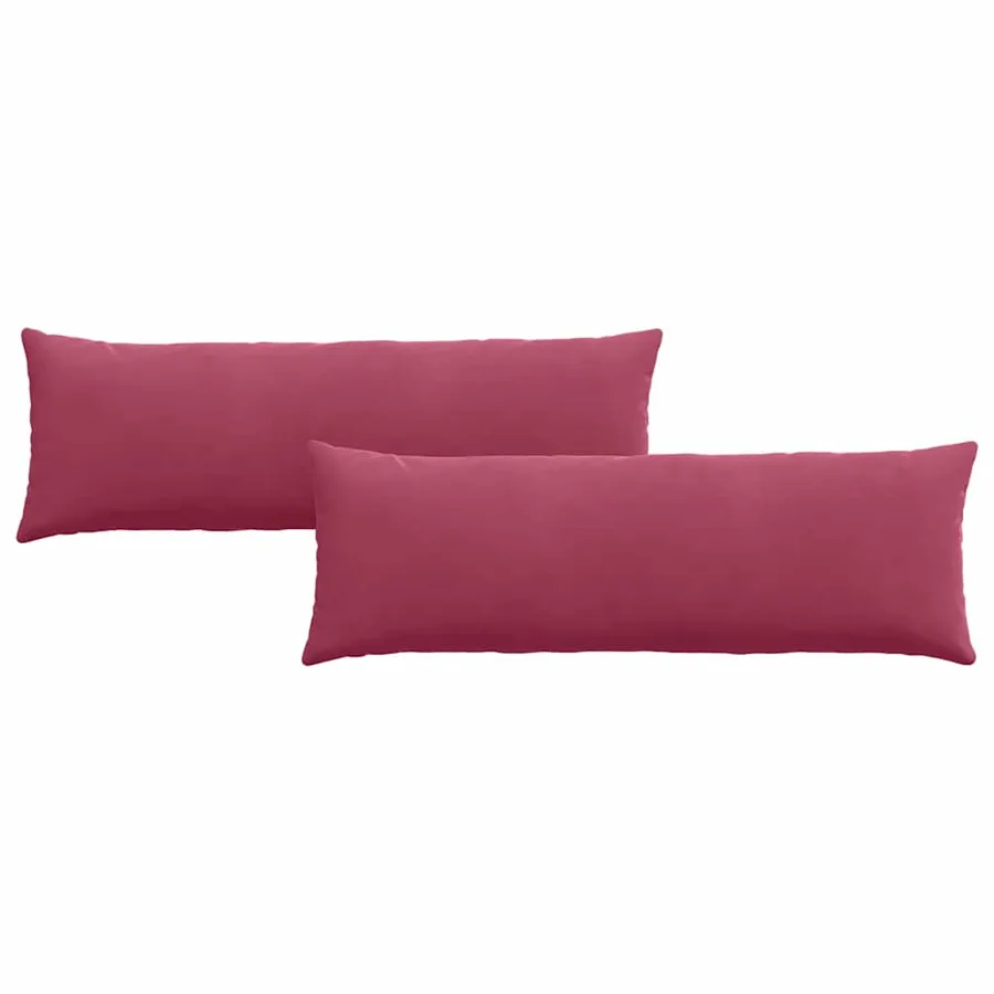 Coussins de canapé 2 pcs Bordeaux 120 x 40 cm - 2