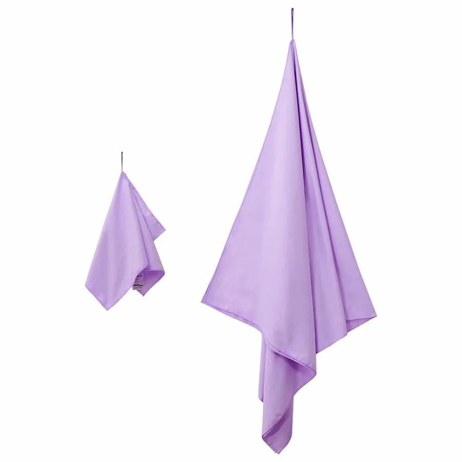 Set de serviettes de sport 2 pcs Violet tissu - 3