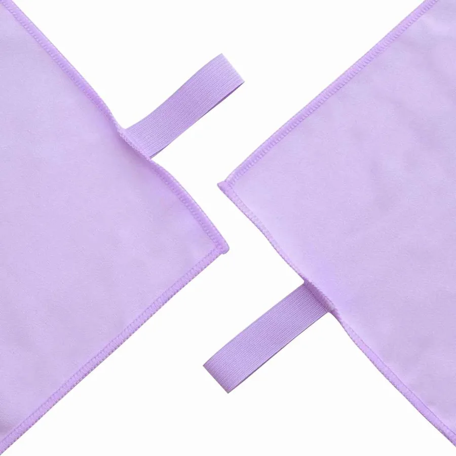 Set de serviettes de sport 2 pcs Violet tissu - 5
