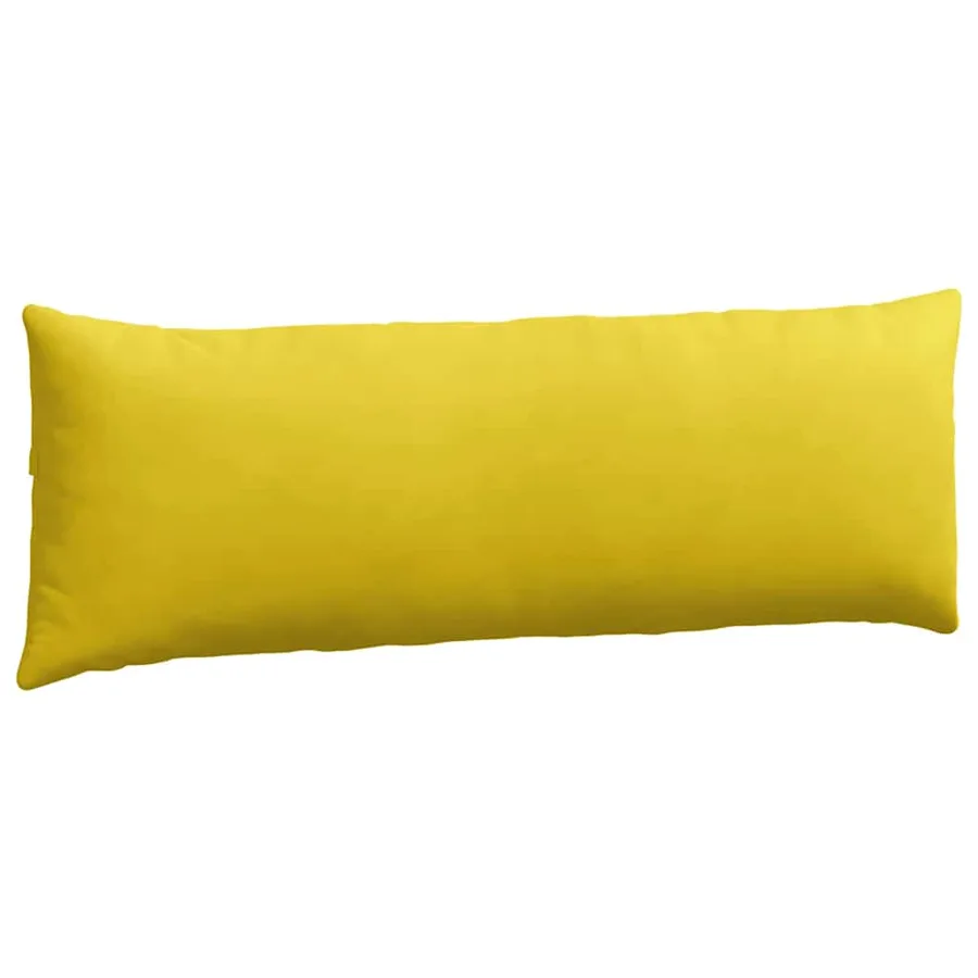 Coussins de canapé 2 pcs Jaune 120 x 40 cm - 5