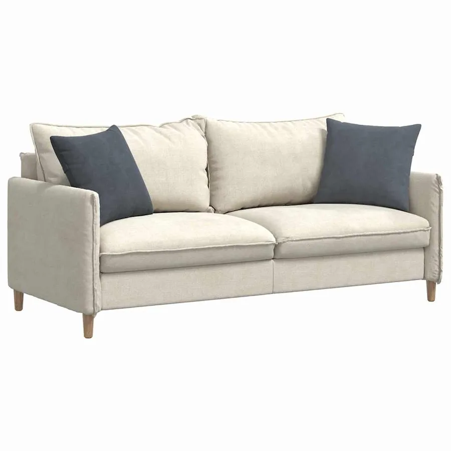 Coussins de canapé 2 pcs Gris foncé 45 x 45 cm - 3