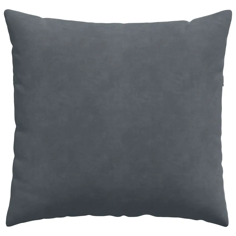 Coussins de canapé 2 pcs Gris foncé 45 x 45 cm - 6