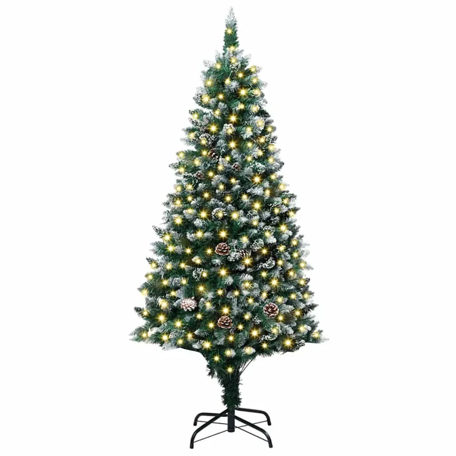 Sapin de Noël artificiel Vert 180 cm PVC, Acier et Plastique - 3