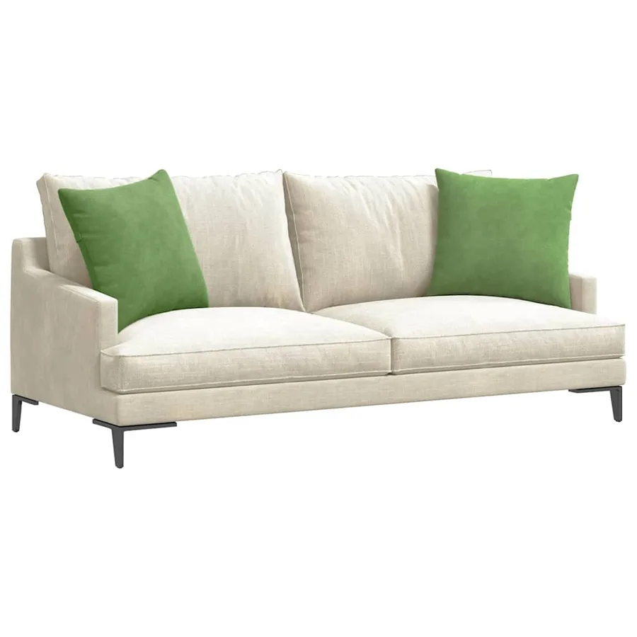 Coussins de canapé 2 pcs Vert clair 50 x 50 cm - 3