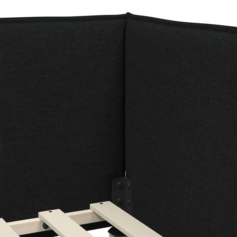 Cadre de lit d'angle avec matelas 2 pcs Vert Velours - 8