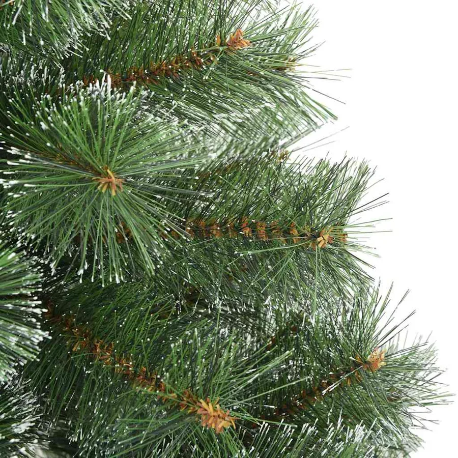 Sapin de Noël artificiel à branches pliantes, duveteux de neige - 5