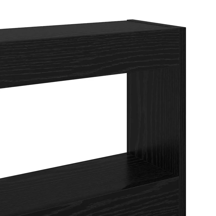Tête de lit Chêne noir 220 x 17 x 102 cm Bois d'ingénierie - 9