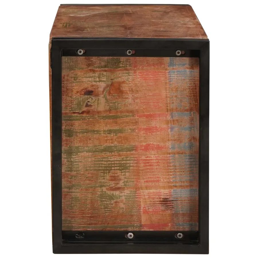 Étagère à vin Marron 100 x 45 x 33 cm Bois récupéré massif - 5