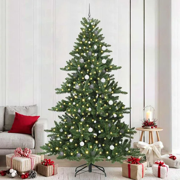 Sapin de Noël Artificiel à Branches Articulées Vert 240 cm