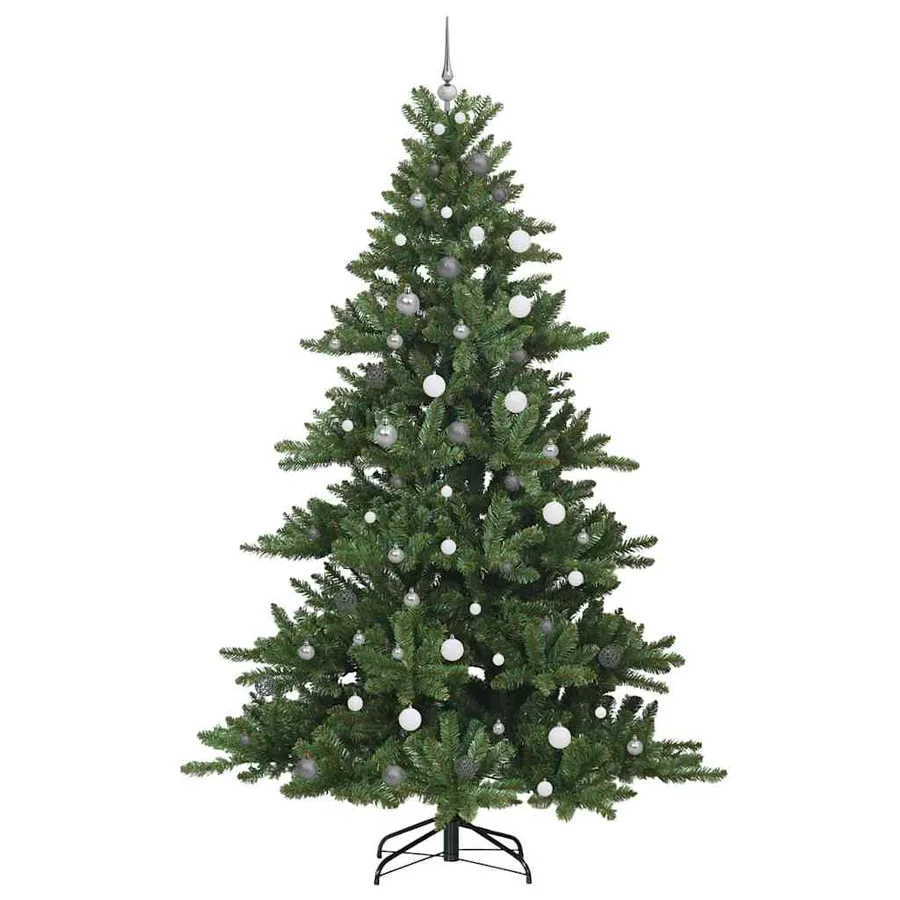 Sapin de Noël Artificiel à Branches Articulées Vert 240 cm - 4