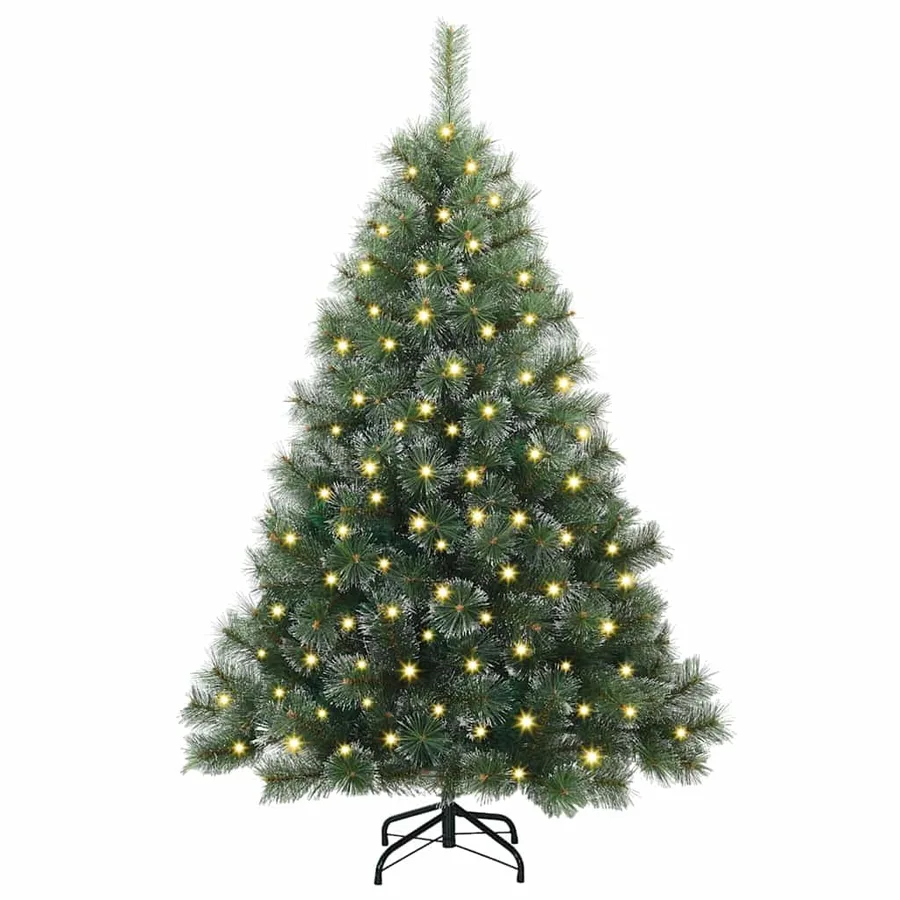Sapin de Noël artificiel avec 150 LED Vert 150 cm PE et PVC - 3