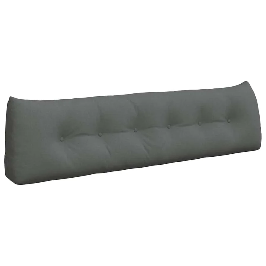 Coussin de Dos Gris foncé 180 x 24 x 50 cm tissu - 2