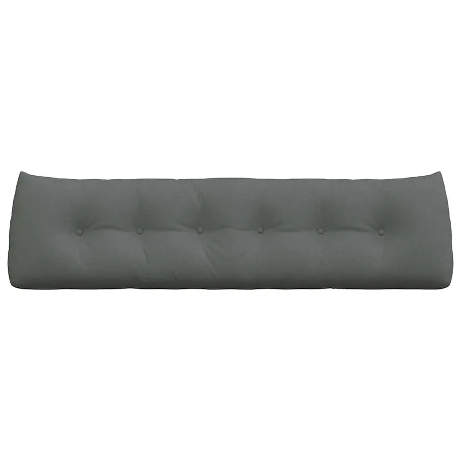 Coussin de Dos Gris foncé 180 x 24 x 50 cm tissu - 6