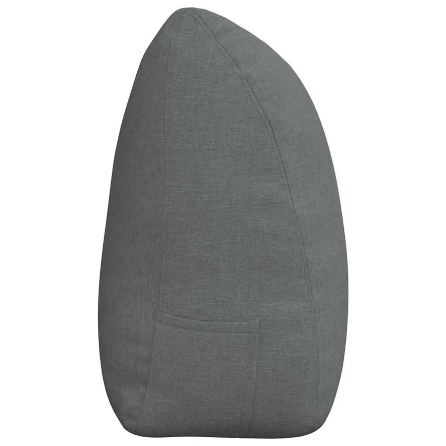 Coussin de Dos Gris foncé 180 x 24 x 50 cm tissu - 7