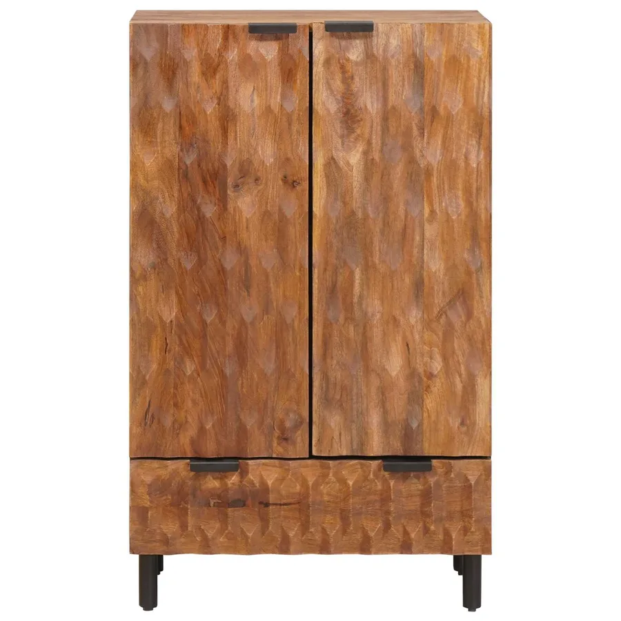 Haut Armoire avec tiroir Finition Acacia Brun 60 x 33 x 100 cm - 3