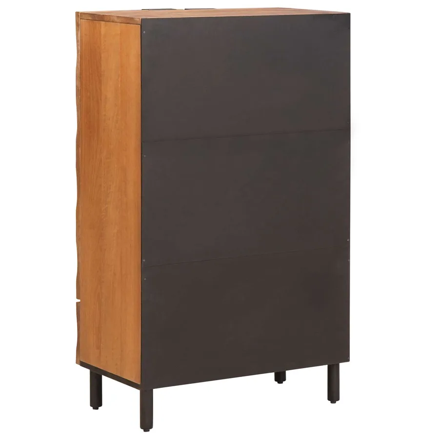 Haut Armoire avec tiroir Finition Acacia Brun 60 x 33 x 100 cm - 5