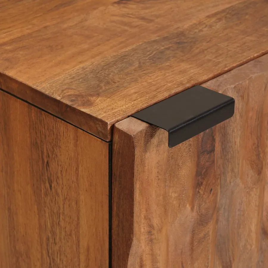 Buffet avec stockage Finition Acacia Brun 40 x 33 x 75 cm - 6