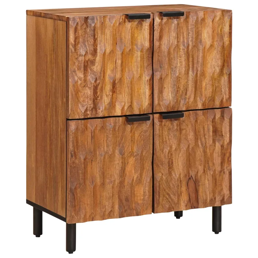 Buffet avec stockage Finition Acacia Brun 60 x 33 x 75 cm