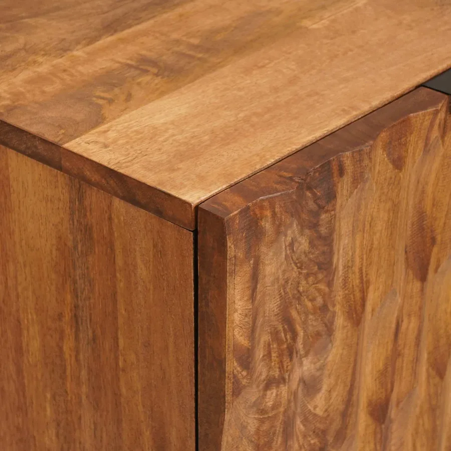 Buffet avec stockage Finition Acacia Brun 60 x 33 x 75 cm - 6