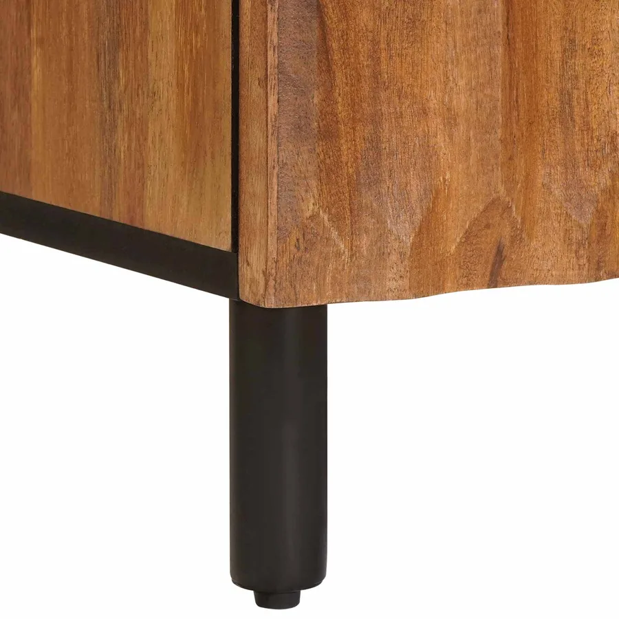 Buffet avec stockage Finition Acacia Brun 60 x 33 x 75 cm - 8