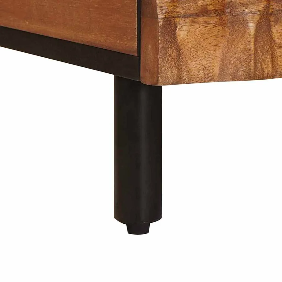 Table basse Marron 80 x 54 x 40 cm Bois de mangue massif - 8
