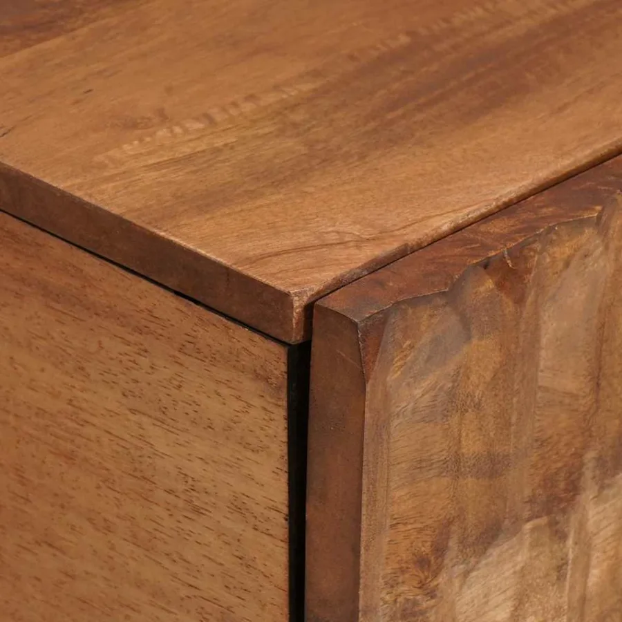 Table basse Marron 80 x 50 x 40 cm Bois de mangue massif - 6