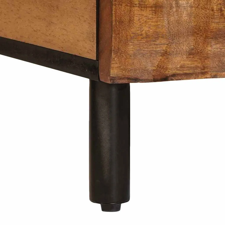 Table basse Marron 80 x 50 x 40 cm Bois de mangue massif - 8