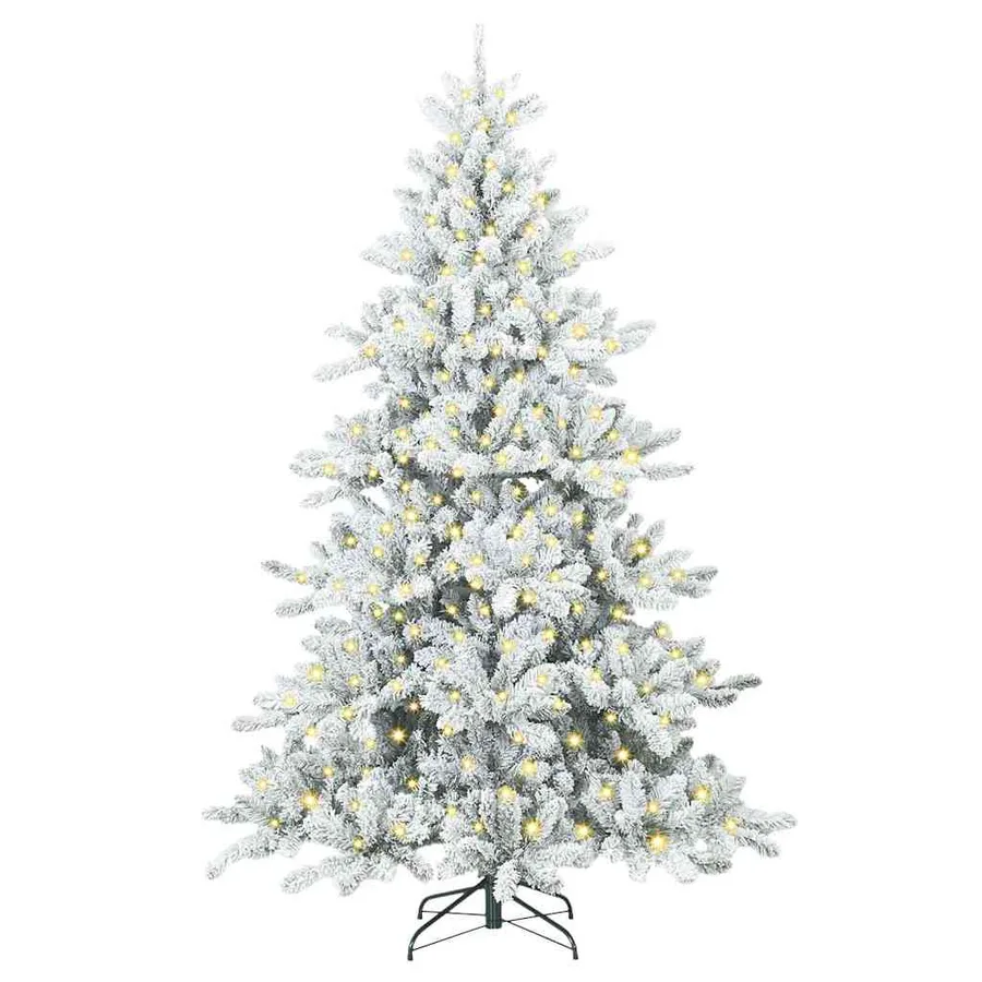 Sapin de Noël Artificiel à Branches Articulées Blanc 240 cm - 3
