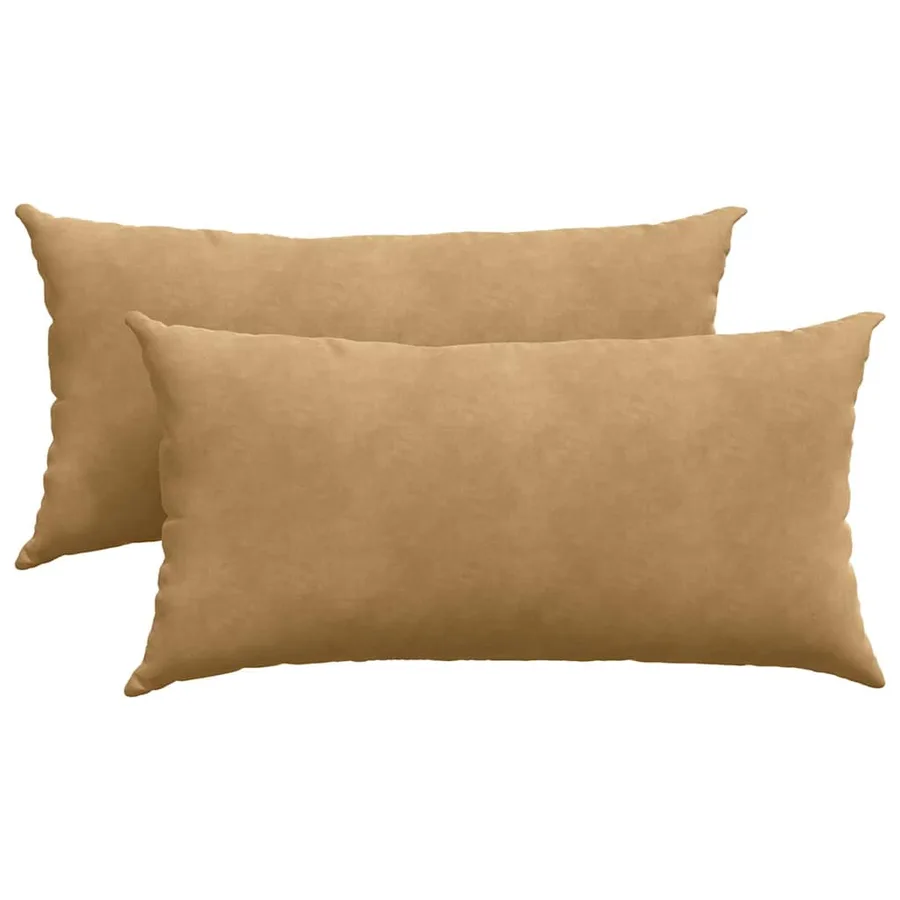 Coussins de canapé 2 pcs Marron 80 x 40 cm - 2