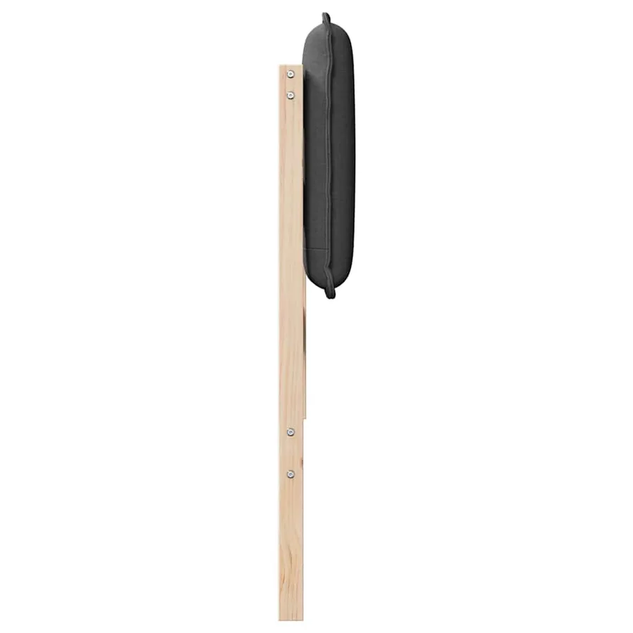 Tête de lit capitonnée Gris Naturel et Foncé 180 cm Pin massif - 5