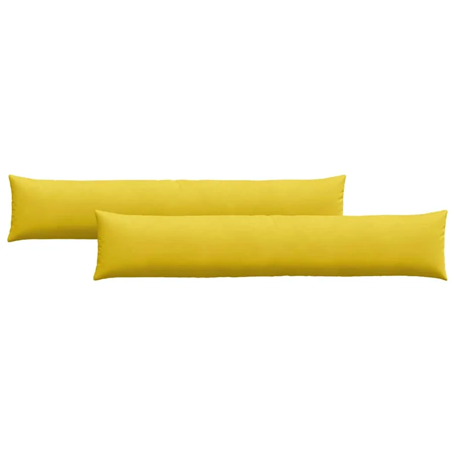 Coussins de canapé 2 pcs Jaune 200 x 40 cm - 2