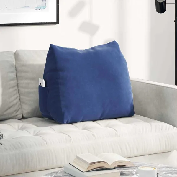 Coussin de Dos Bleu police 60 x 20 x 50 cm