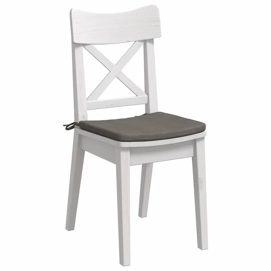 Coussins de siège 4 pcs Gris clair 40 x 40 x 3 cm - 3