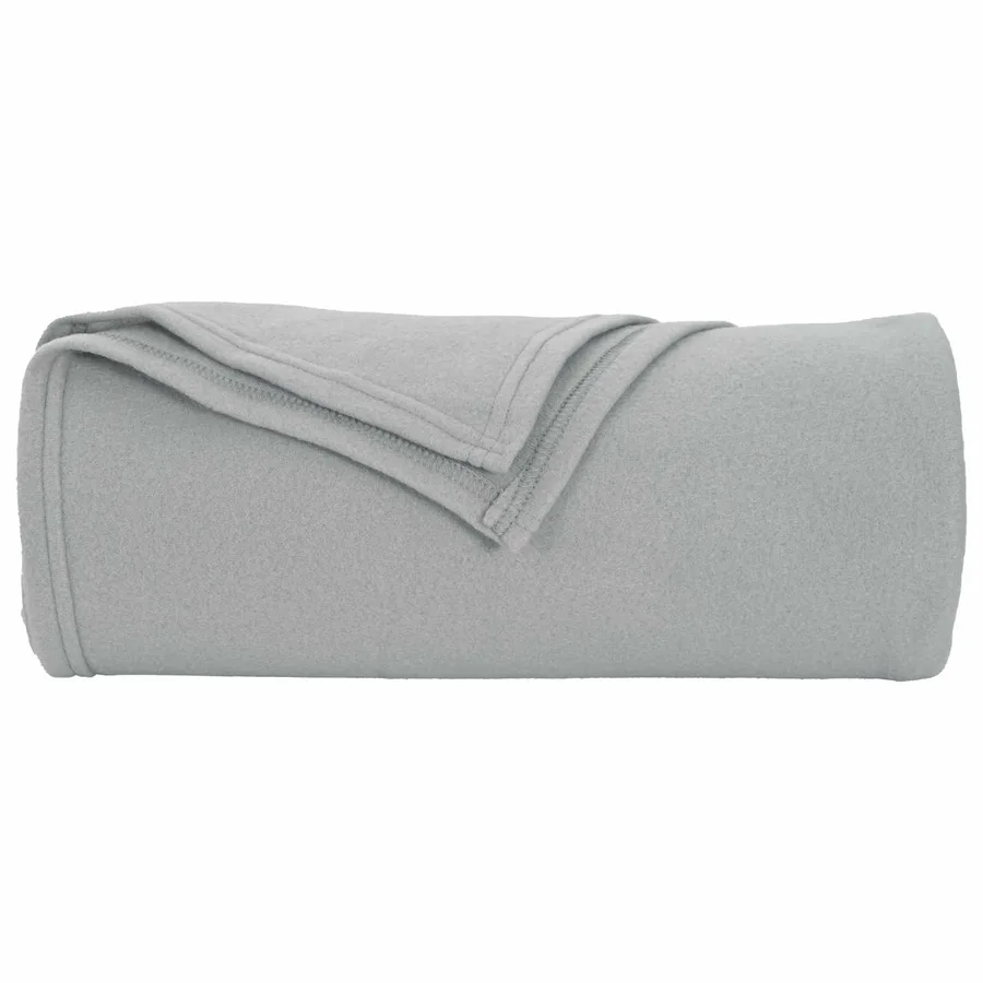 Jeté Gris 170 x 130 cm Toison - 4