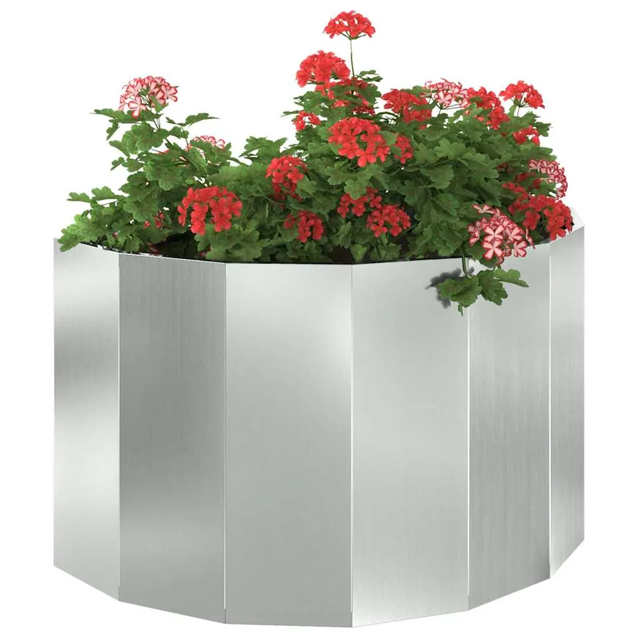 Jardinière Argent 90 x 45 x 50 cm Acier galvanisé - 3