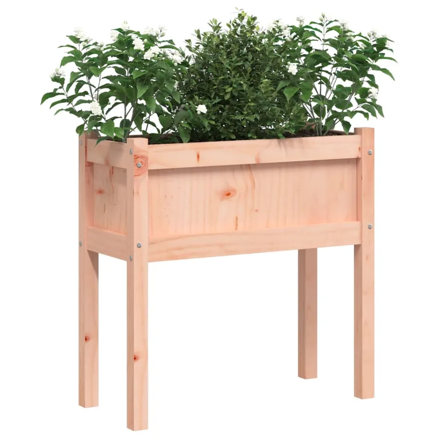Jardinières 2 pcs avec pieds bois massif douglas - 3