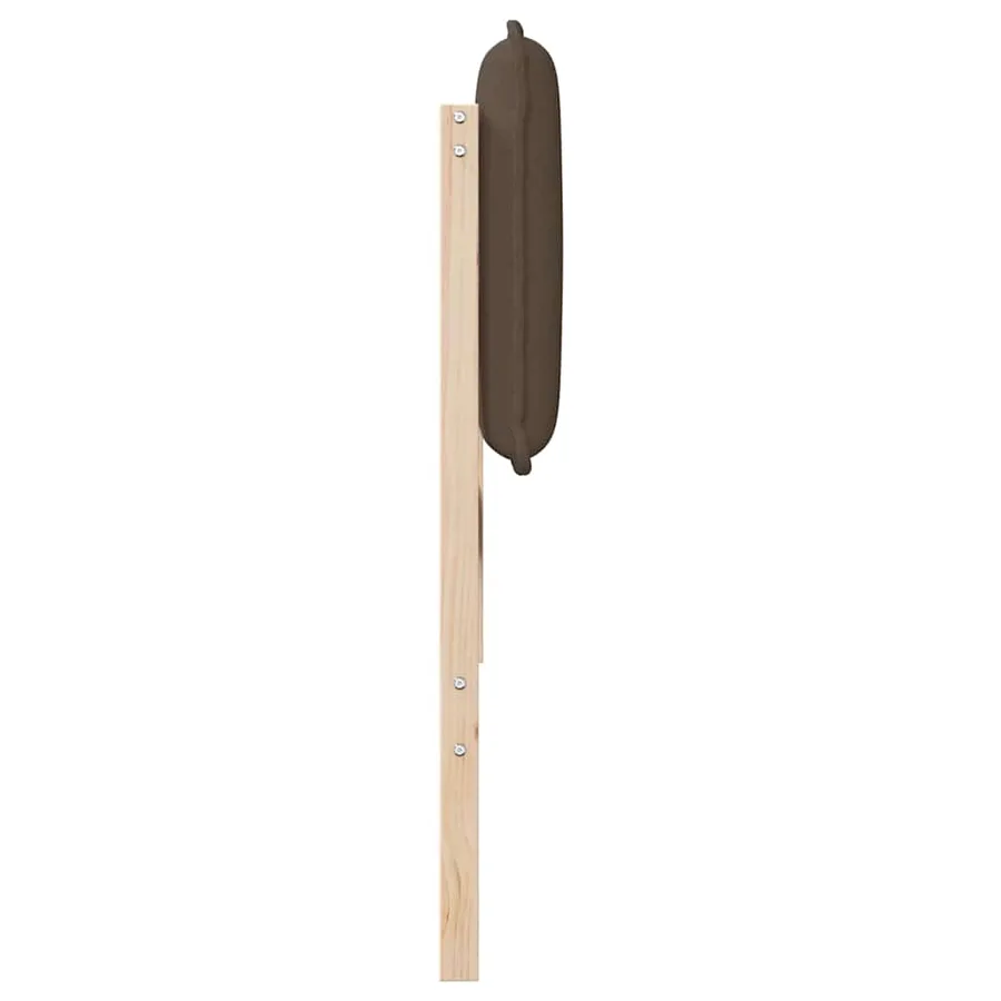 Tête de lit capitonnée Gris Naturel et Clair 160 cm Pin massif - 5