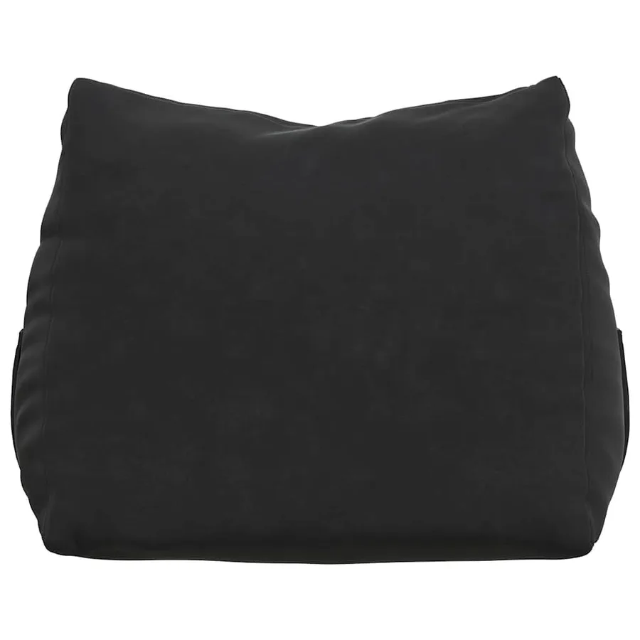 Coussin de Dos Noir 45 x 20 x 35 cm Tissu en velours côtelé - 6