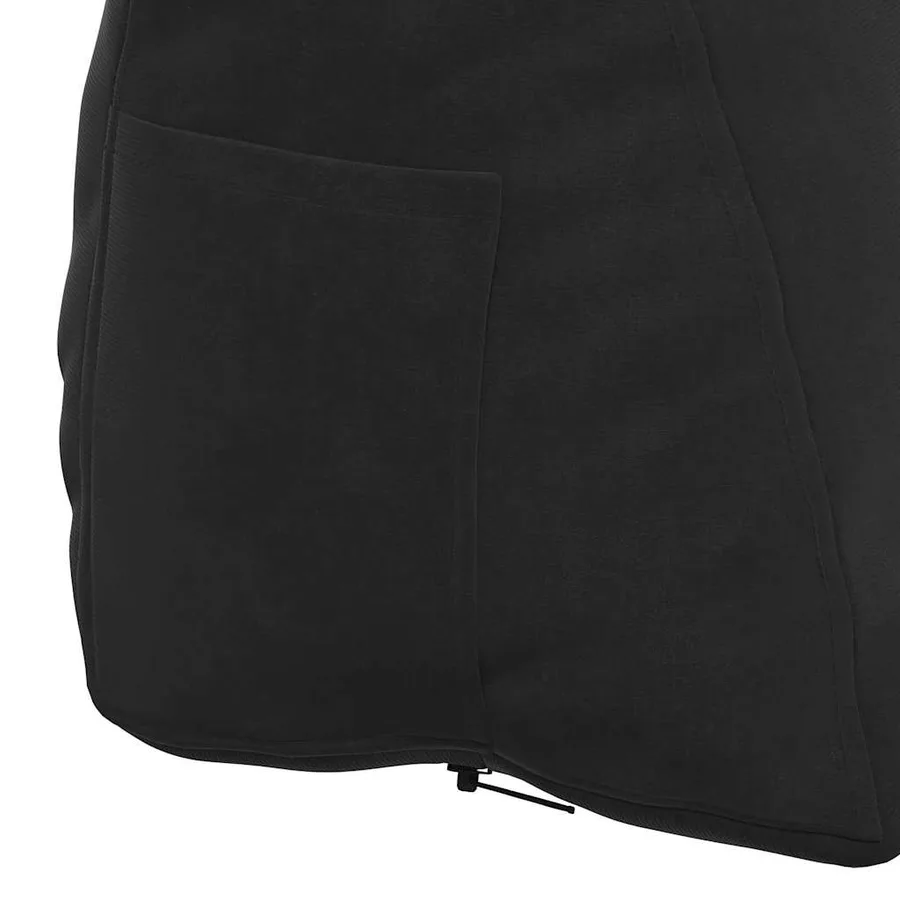 Coussin de Dos Noir 45 x 20 x 35 cm Tissu en velours côtelé - 9