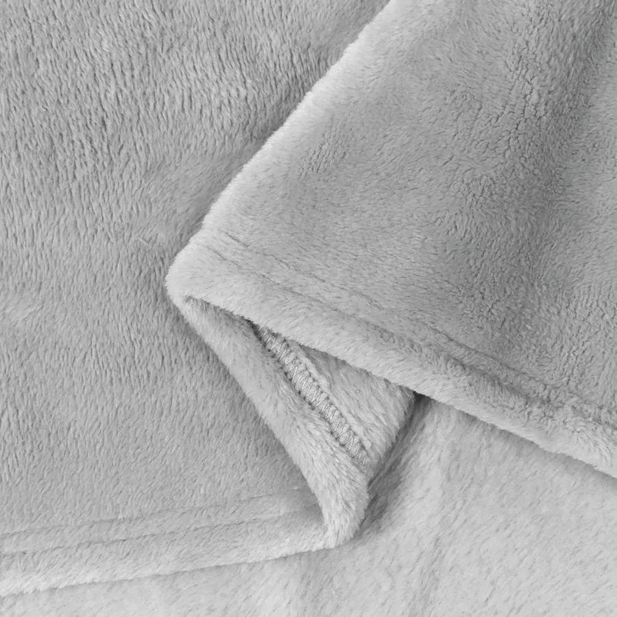 Jeté Gris 130 x 150 cm Toison - 6