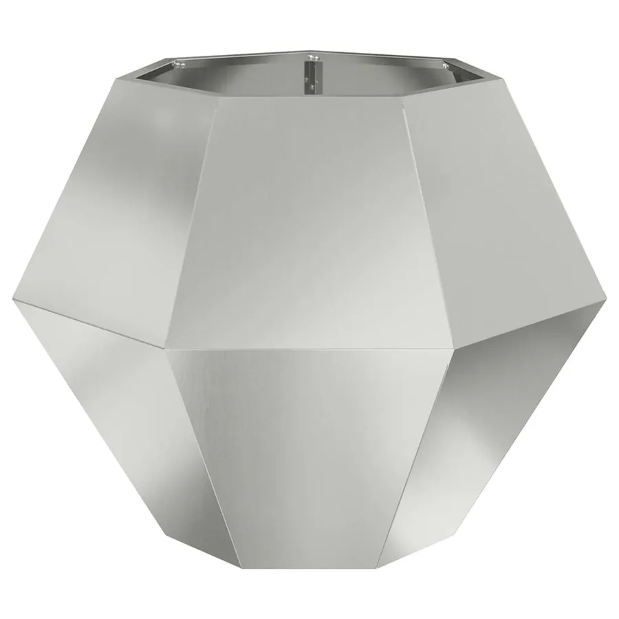Jardinière Argent 75 x 75 x 60 cm Acier galvanisé - 5