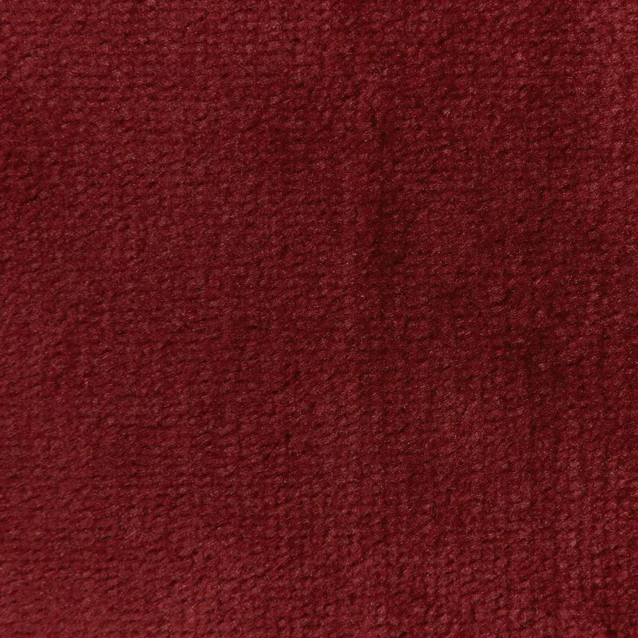 Jeté Rouge Bordeaux 220 x 240 cm Toison - 8